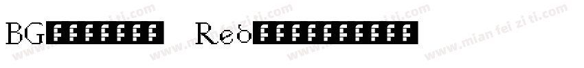 BGiovanni Regular字体转换